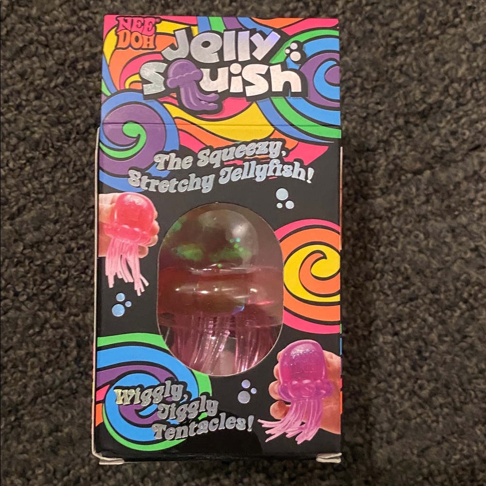 Needoh Jelly Fish Squish Pink Toy - Picture 4 of 5